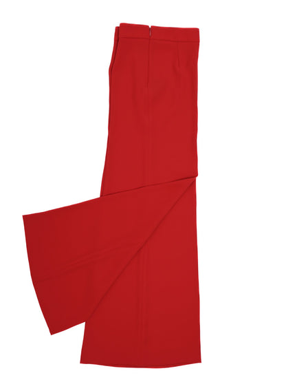 EXCELLENT Carolina Herrera Red & White Sleeveless Blouse Size S