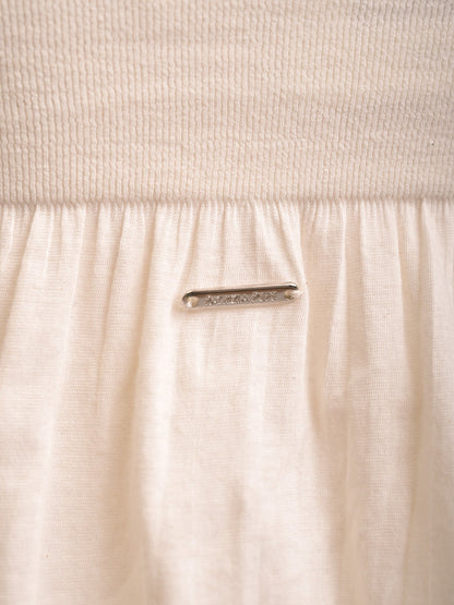 NEW Patrizia Pepe Strapless White Viscose Dress Size XXS