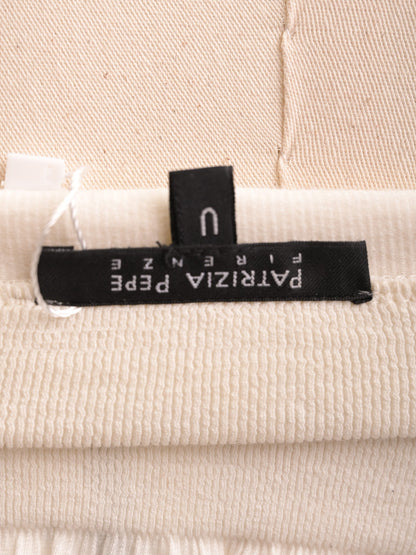 NEW Patrizia Pepe Strapless White Viscose Dress Size XXS