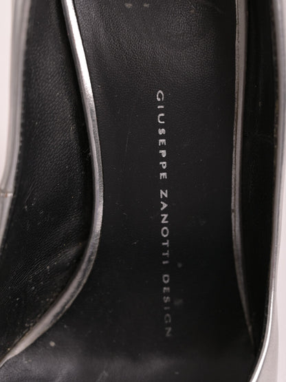 Average Giuseppe Zanotti Gray Leather High-Heeled Shoes Size 36