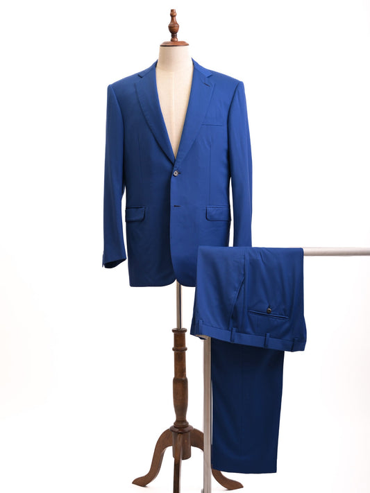 Excellent BRIONI Blue Wool Suit Size L for Men