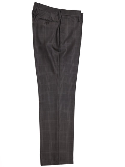 Excellent Gucci Gray Wool Men's Plaid Suit Size L
