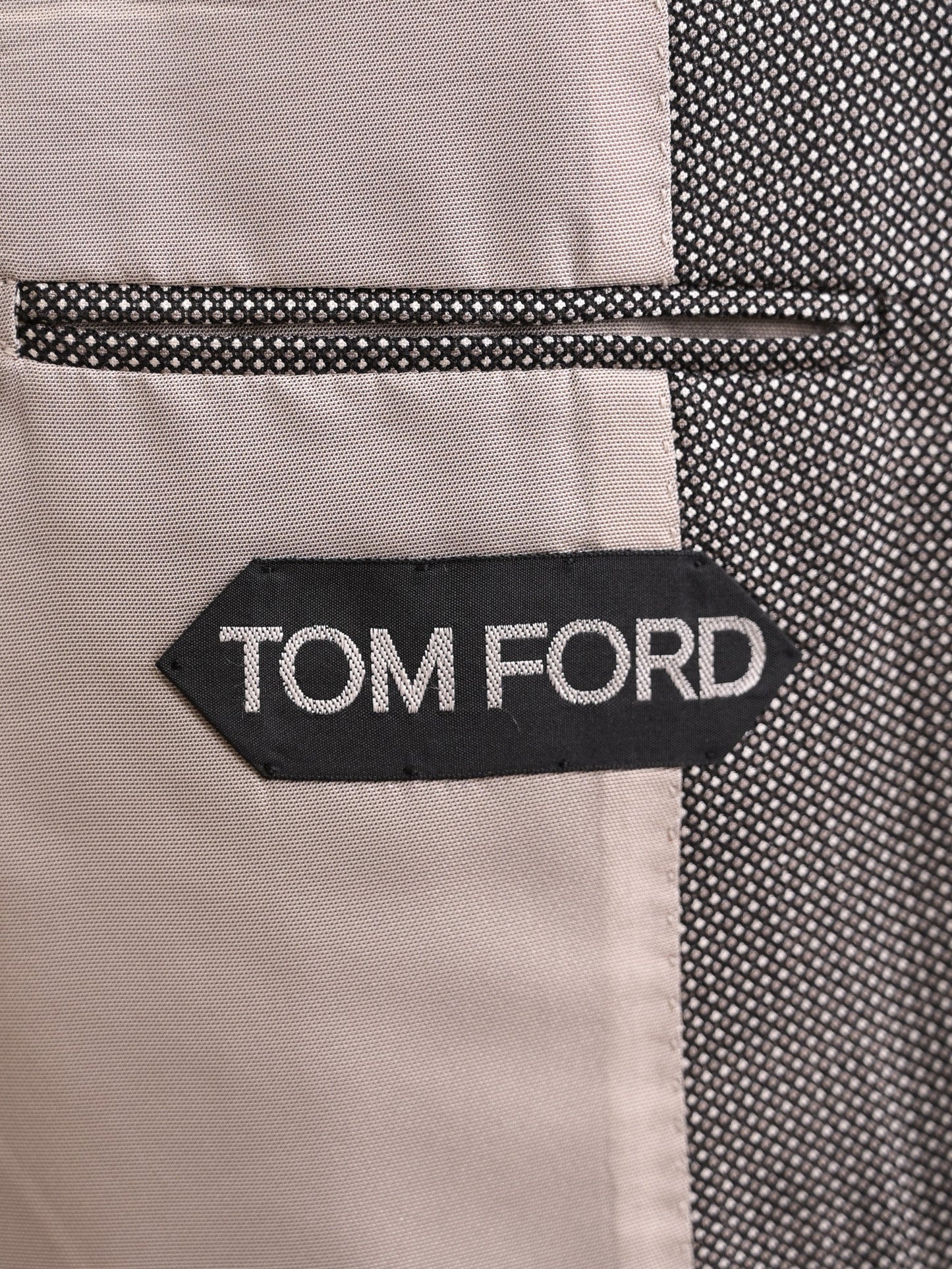 excellent tom ford gray silk suit jacket trousers men's size l
