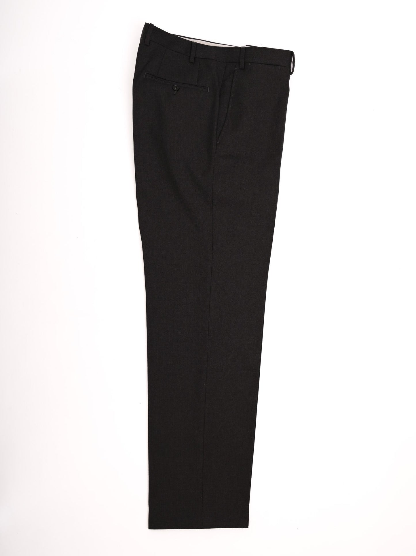 canali black suit jacket & trousers set size l excellent condition