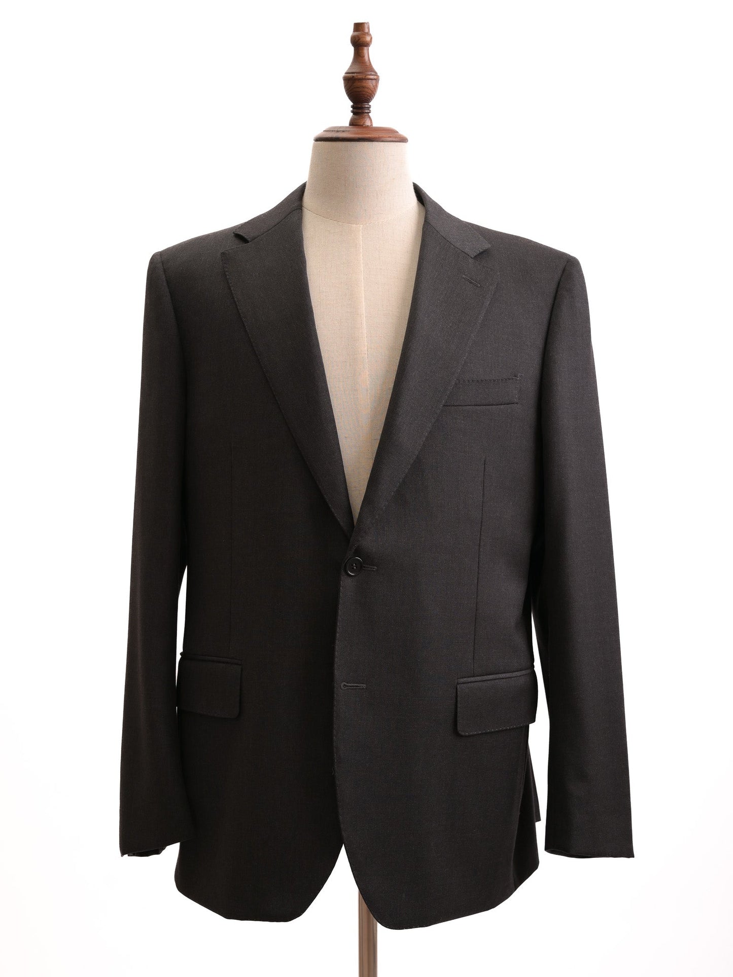 canali black suit jacket & trousers set size l excellent condition