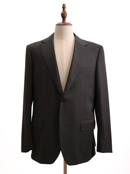 Canali Black Suit Jacket & Trousers Set Size L Excellent Condition