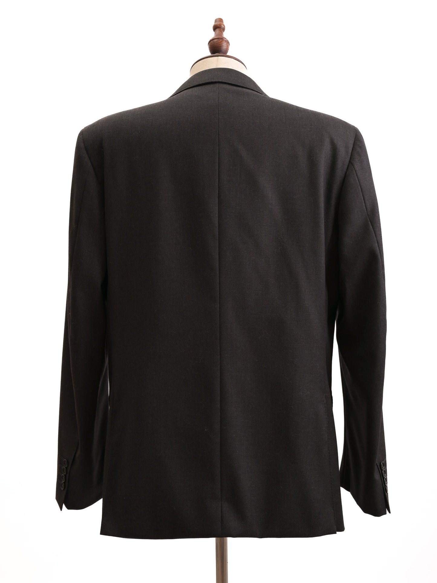 canali black suit jacket & trousers set size l excellent condition