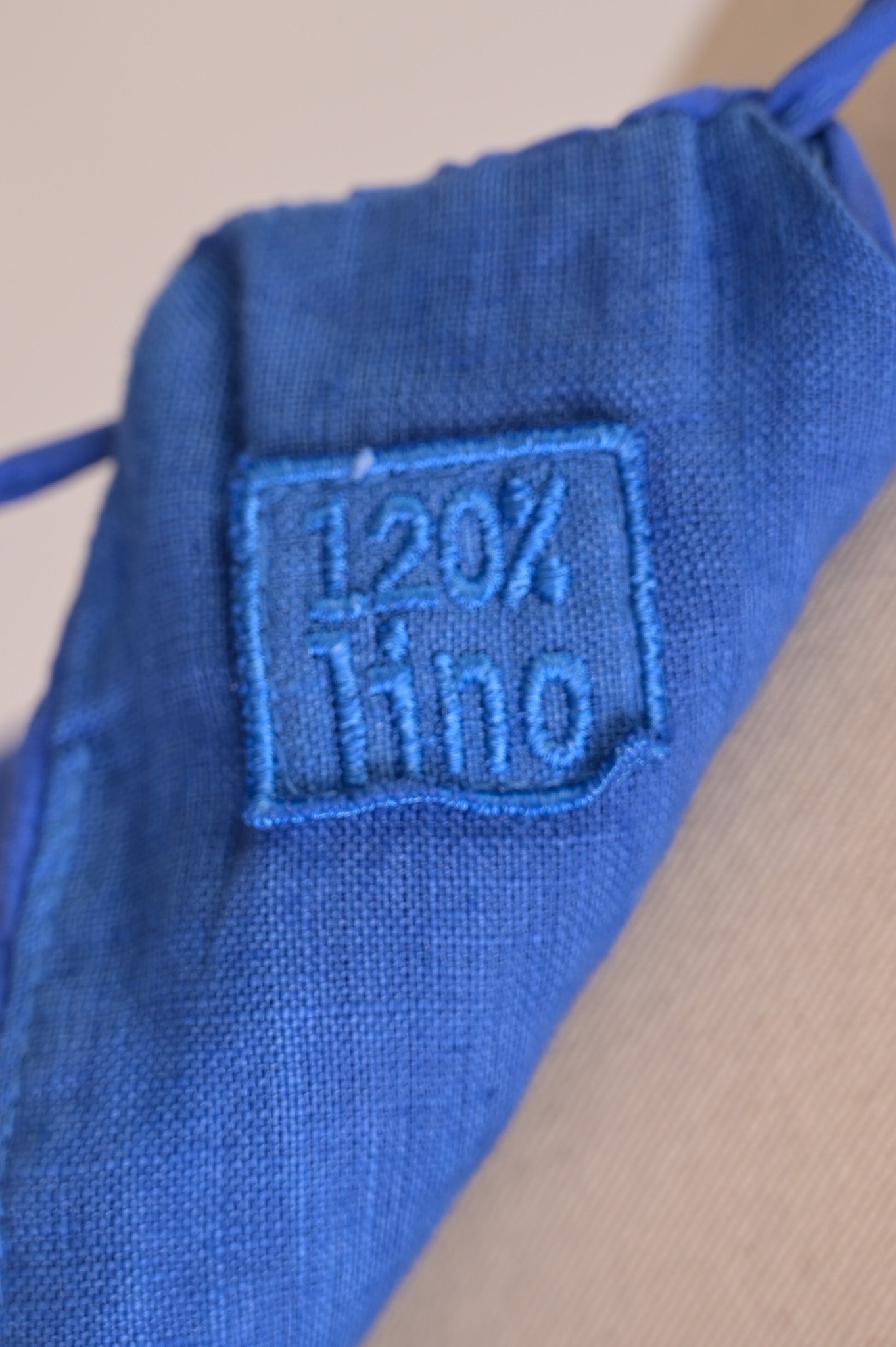 120% lino womenõs blue maxi dress sleeveless size m perfect condition