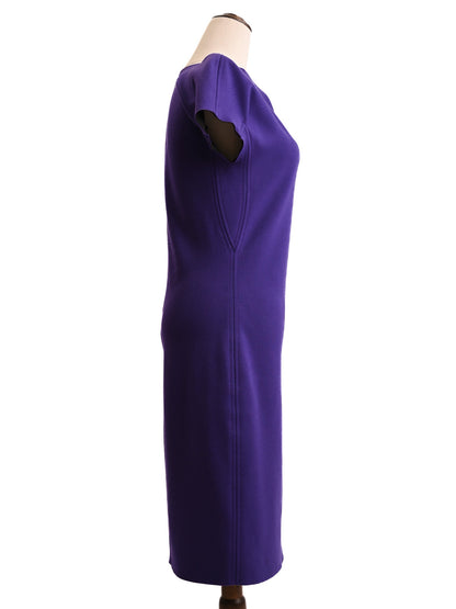 Excellent Emporio Armani Purple Dress Size S Women Polyester