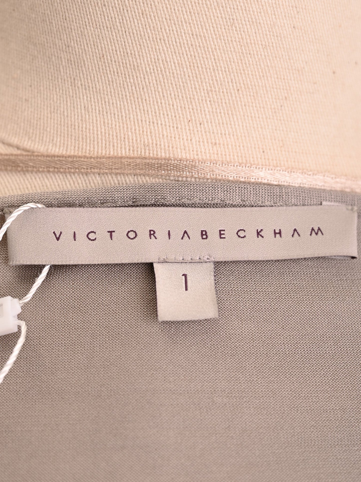 victoria beckham gray silk loose top size s excellent condition