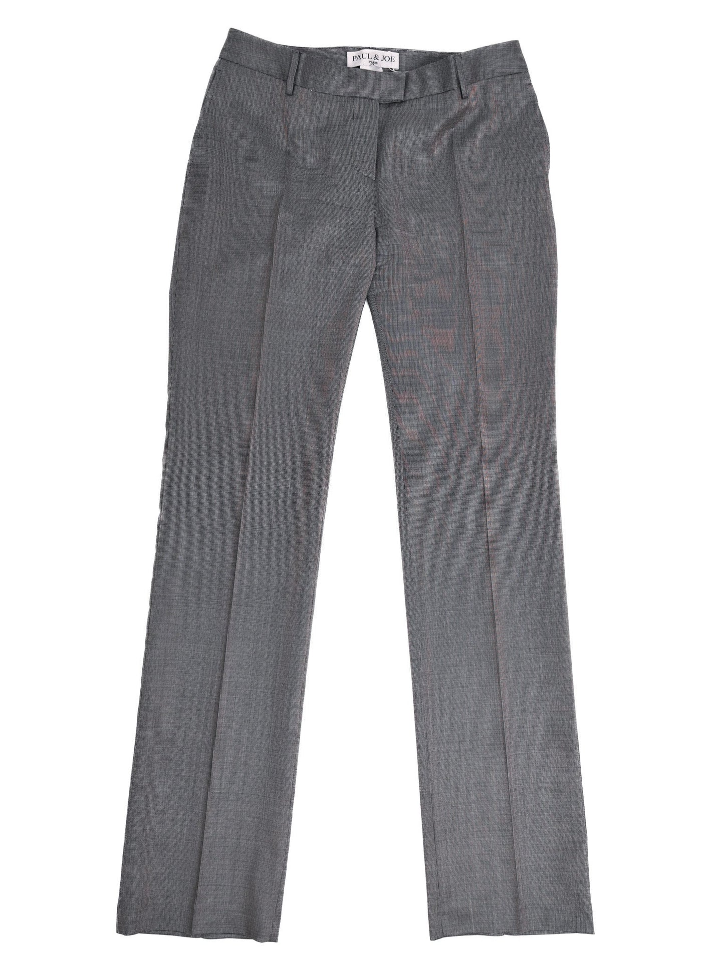 excellent paul&joe gray wool formal trousers size m