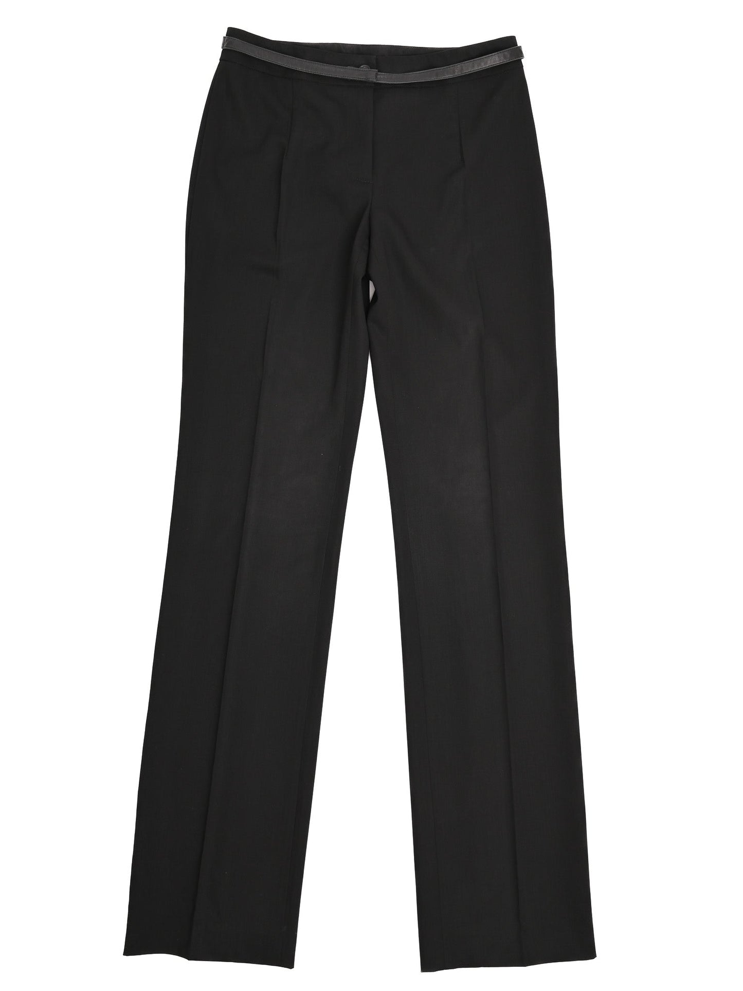 excellent richmond black wool trousers size s for women