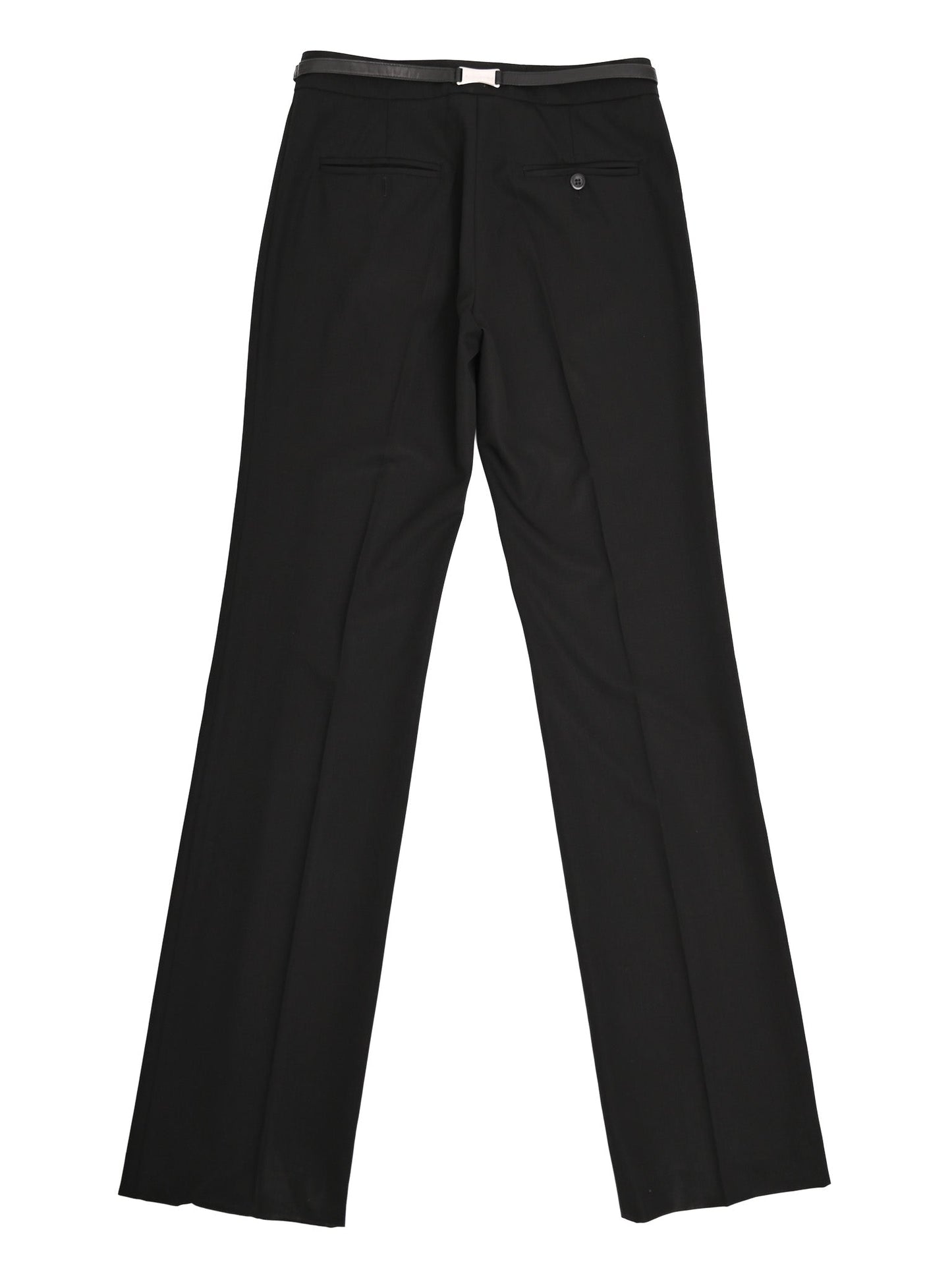 excellent richmond black wool trousers size s for women