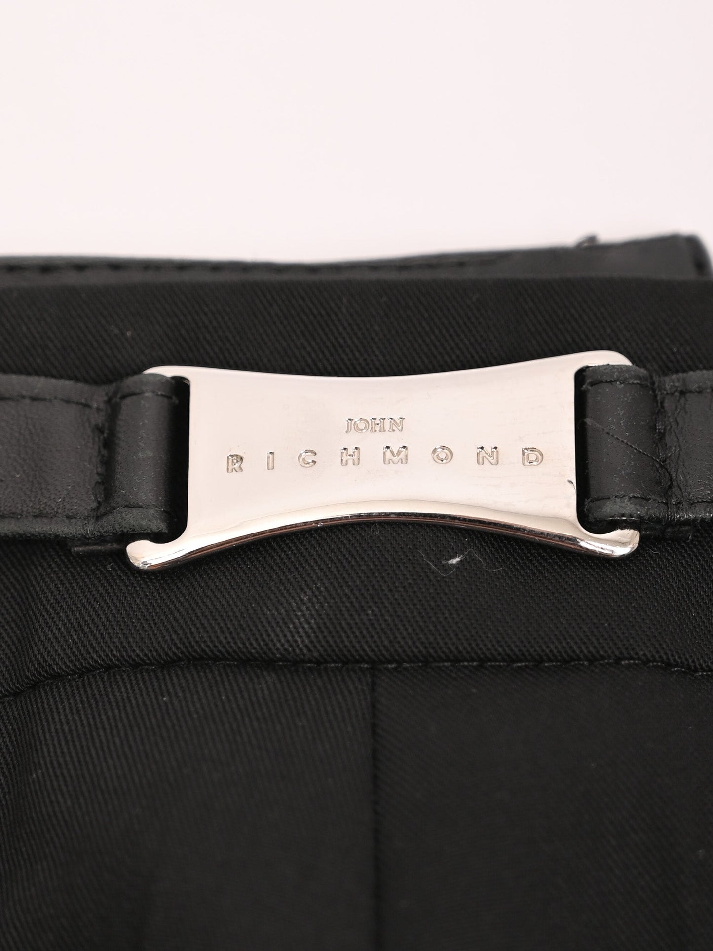 excellent richmond black wool trousers size s for women
