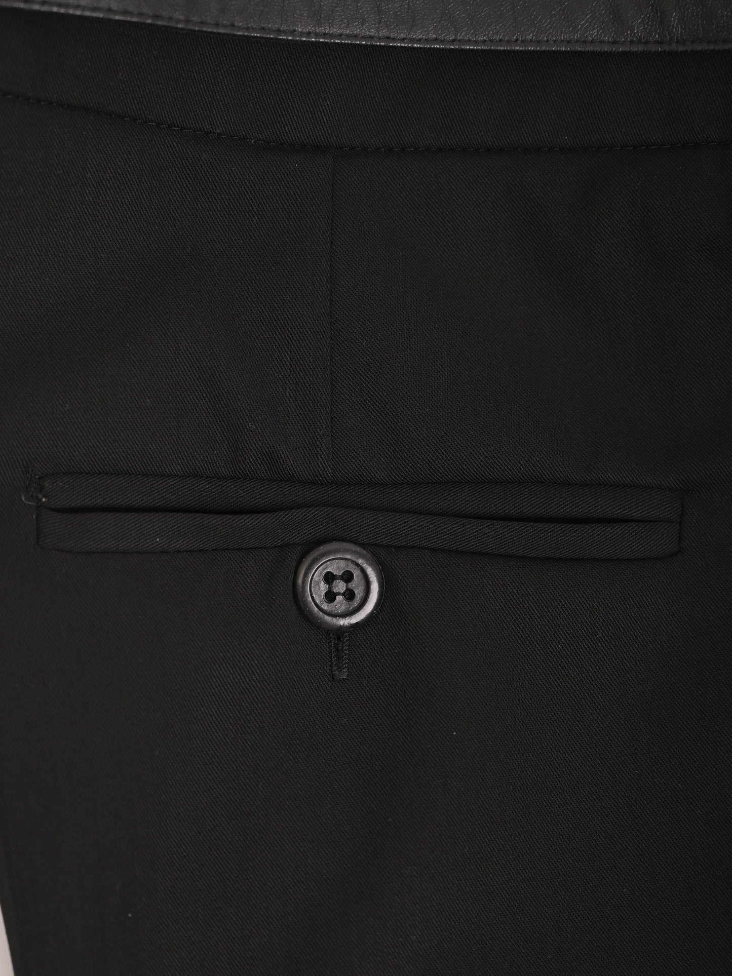 excellent richmond black wool trousers size s for women