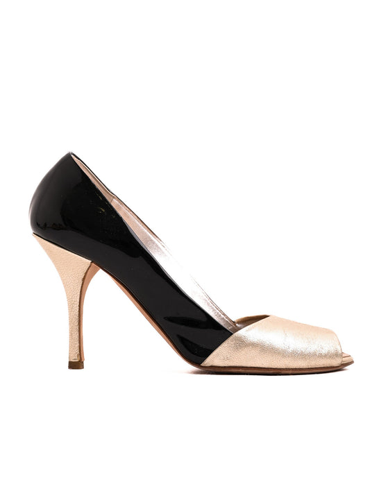 Excellent Giuseppe Zanotti High-Heeled Open-Toe Shoes Leather Size N/A