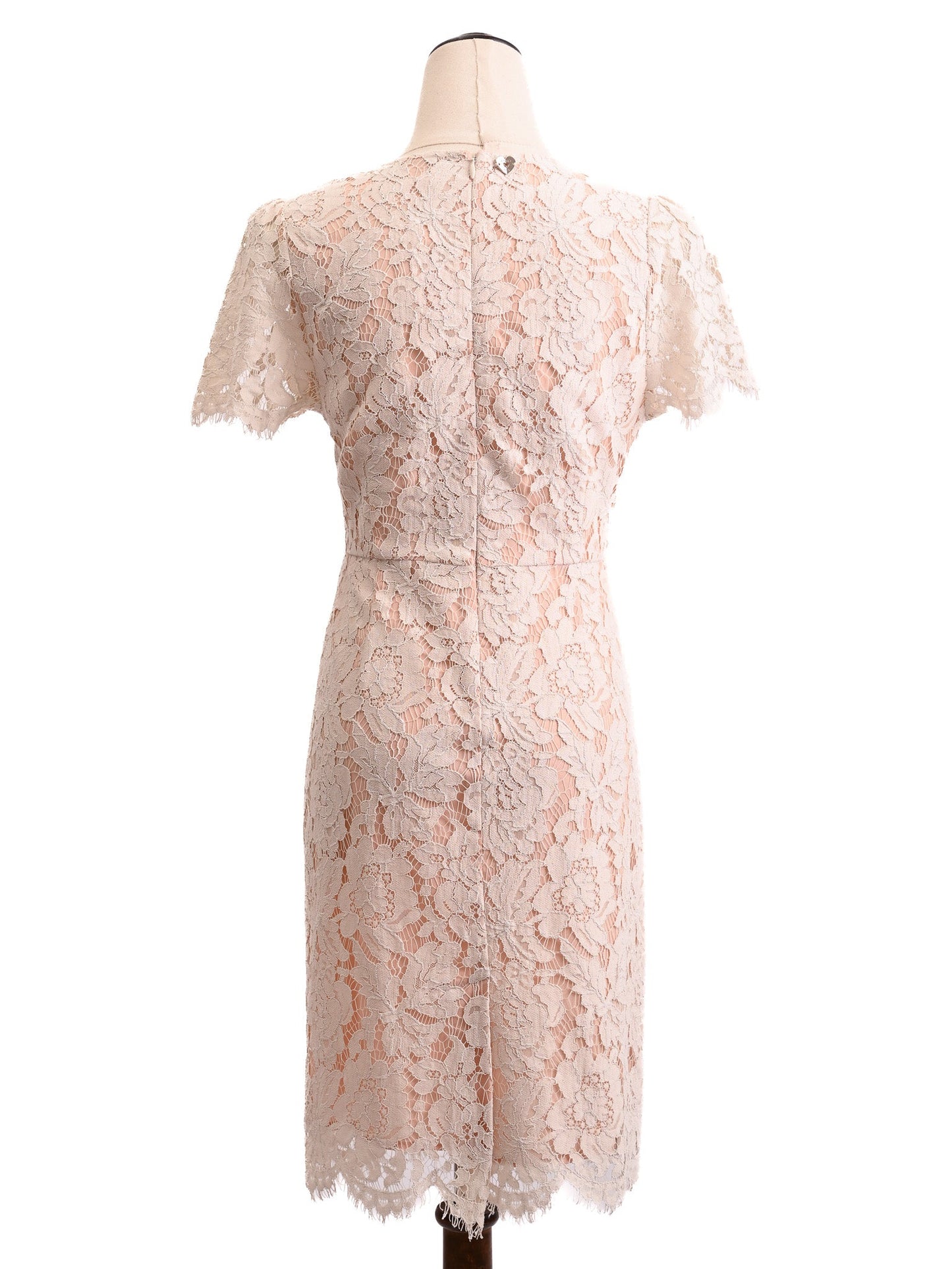 twinset white floral lace dress size s - good condition