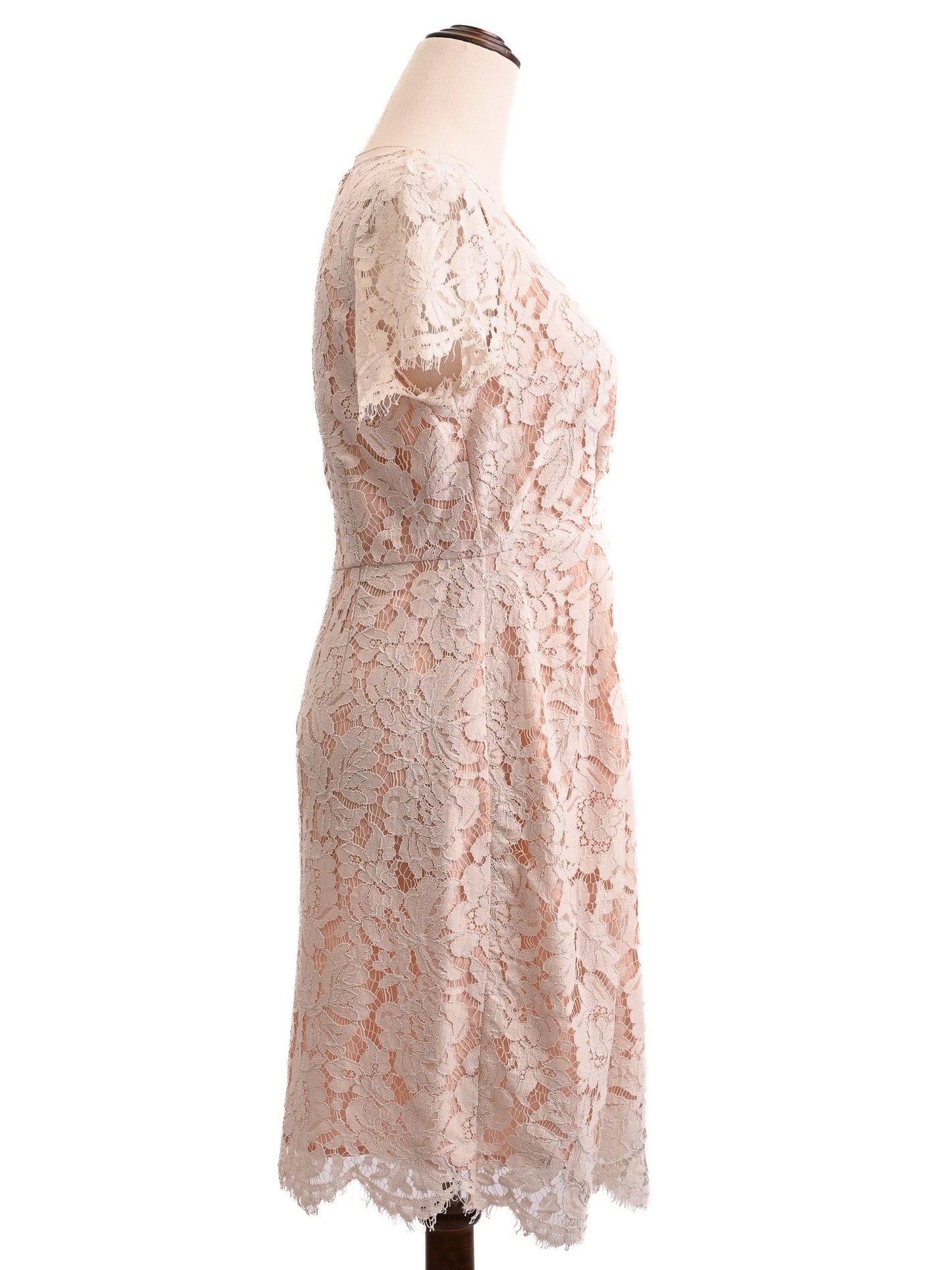 twinset white floral lace dress size s - good condition