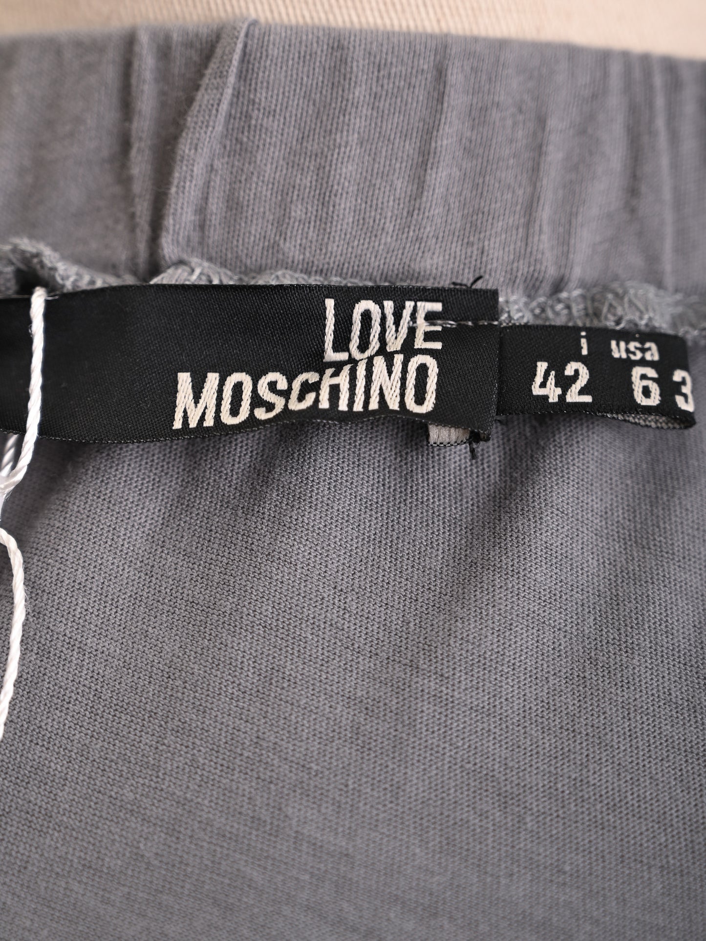 new moschino gray sequin skirt size s women's cotton