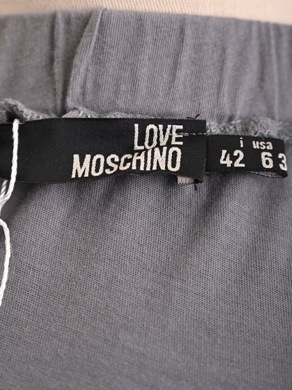NEW Moschino Gray Sequin Skirt Size S Women's Cotton
