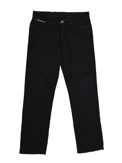 Excellent Trussardi Black Cotton Jeans for Women