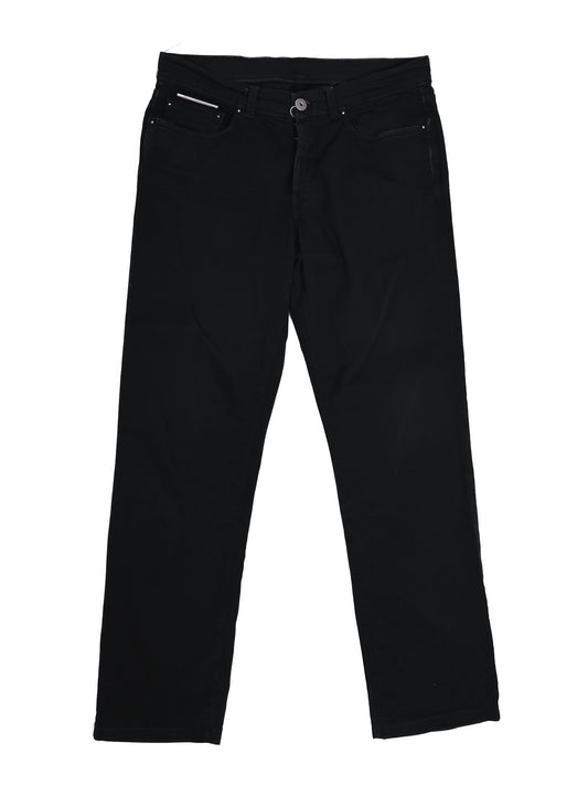 Excellent Trussardi Black Cotton Jeans for Women