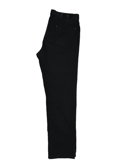 Excellent Trussardi Black Cotton Jeans for Women