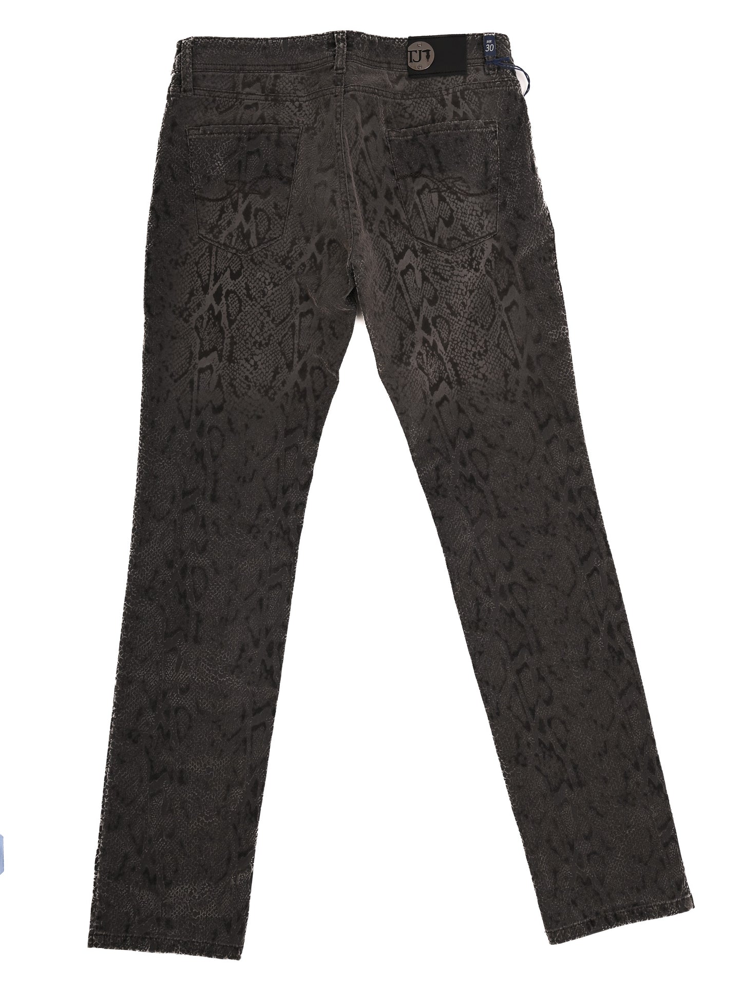 trussardi women's excellent condition combined snake-pattern pants size l