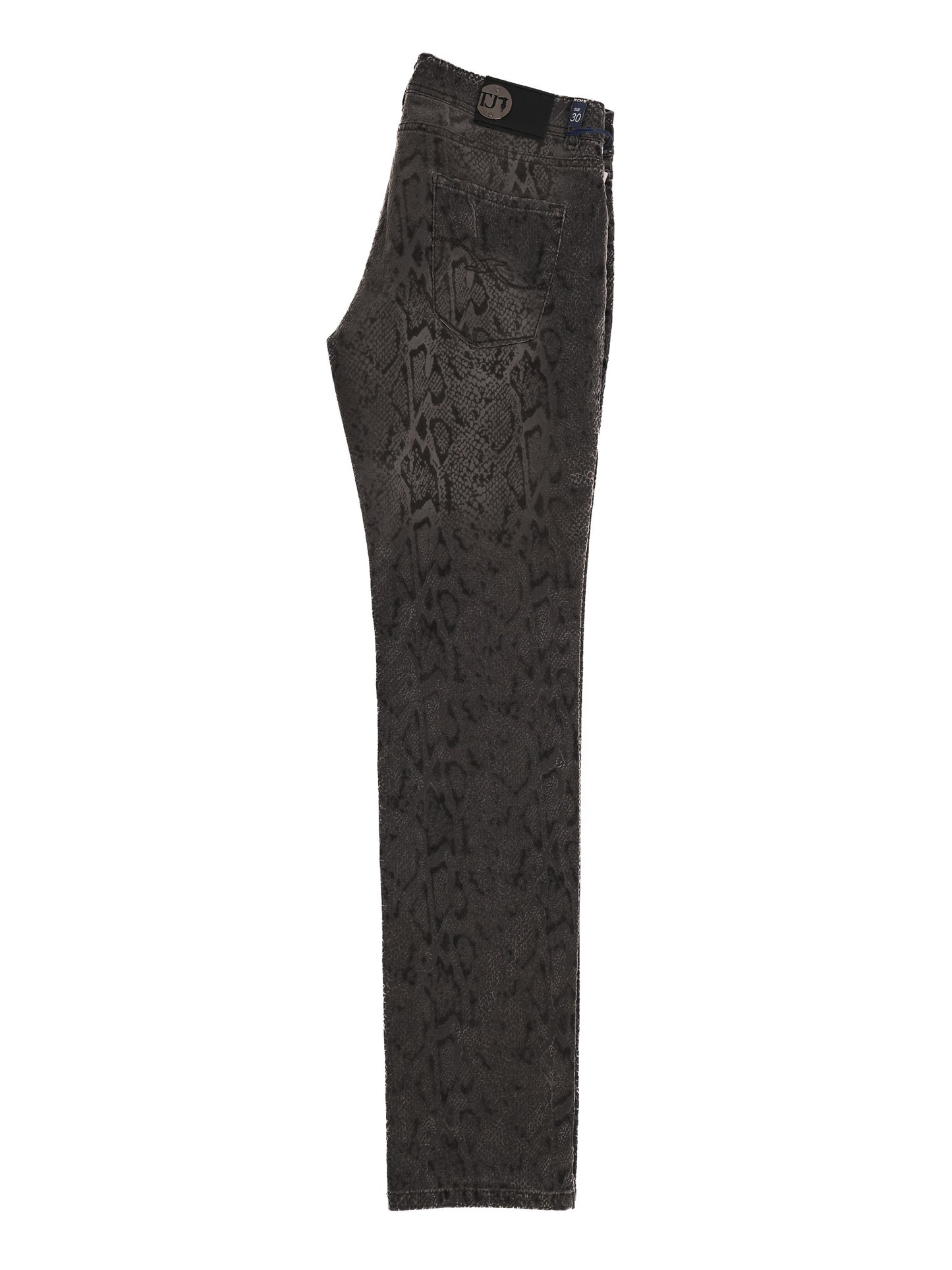 trussardi women's excellent condition combined snake-pattern pants size l