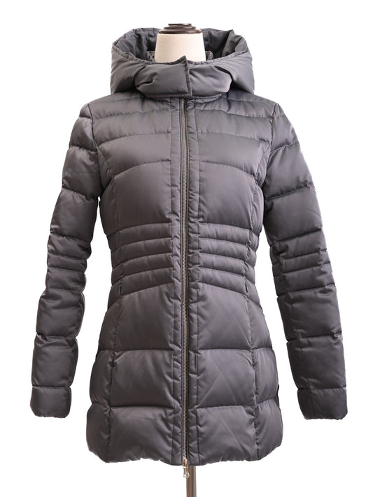 Excellent Trussardi Gray Puffer Jacket Size M Women