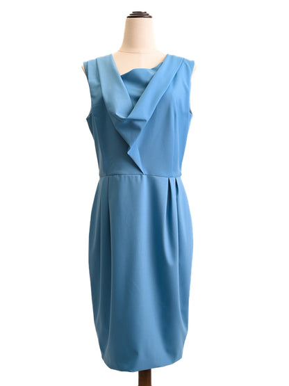 Excellent BGN First Blue Sleeveless Dress Size M Polyester