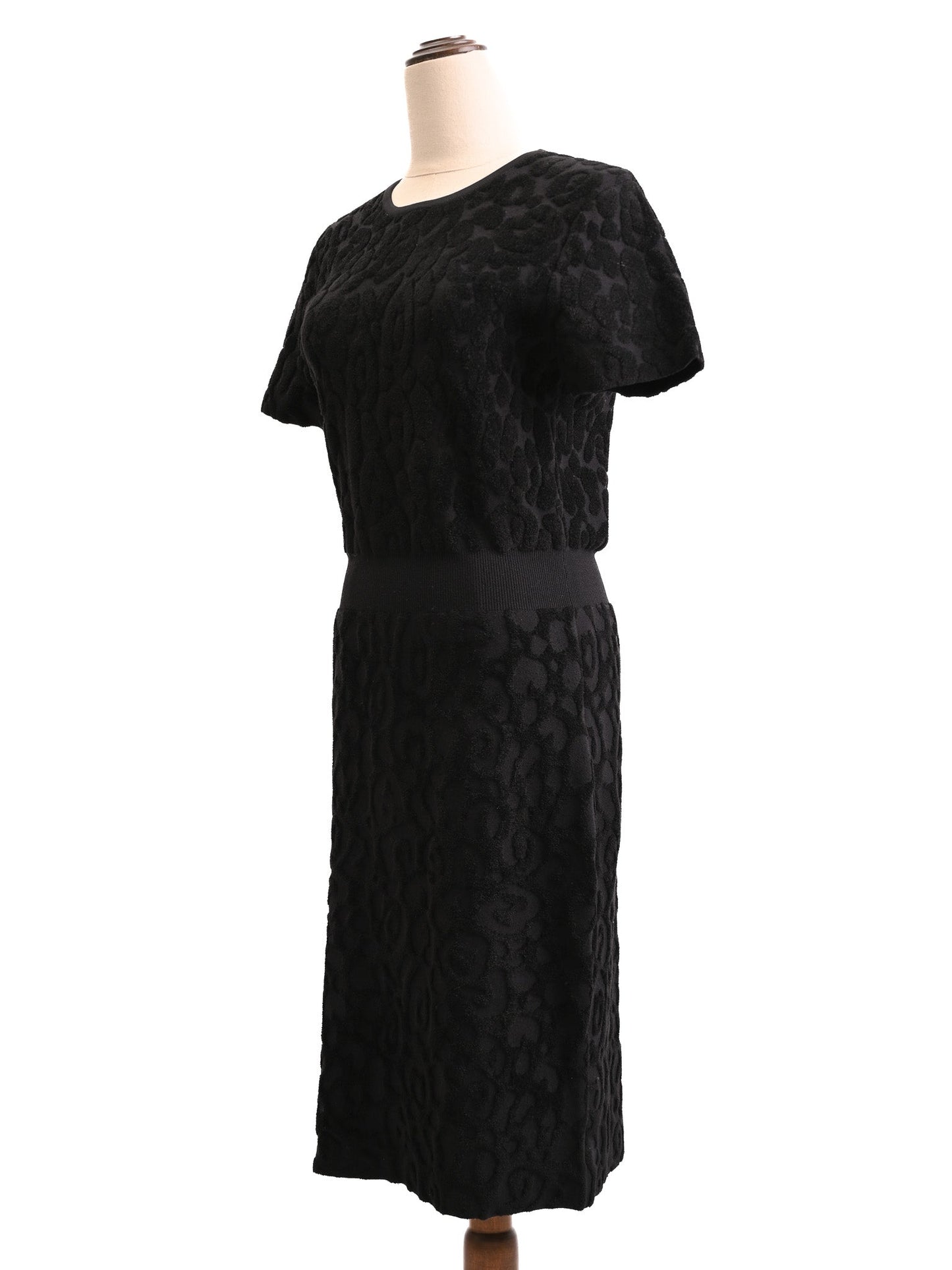 burberry women's black wool dress size m excellent condition