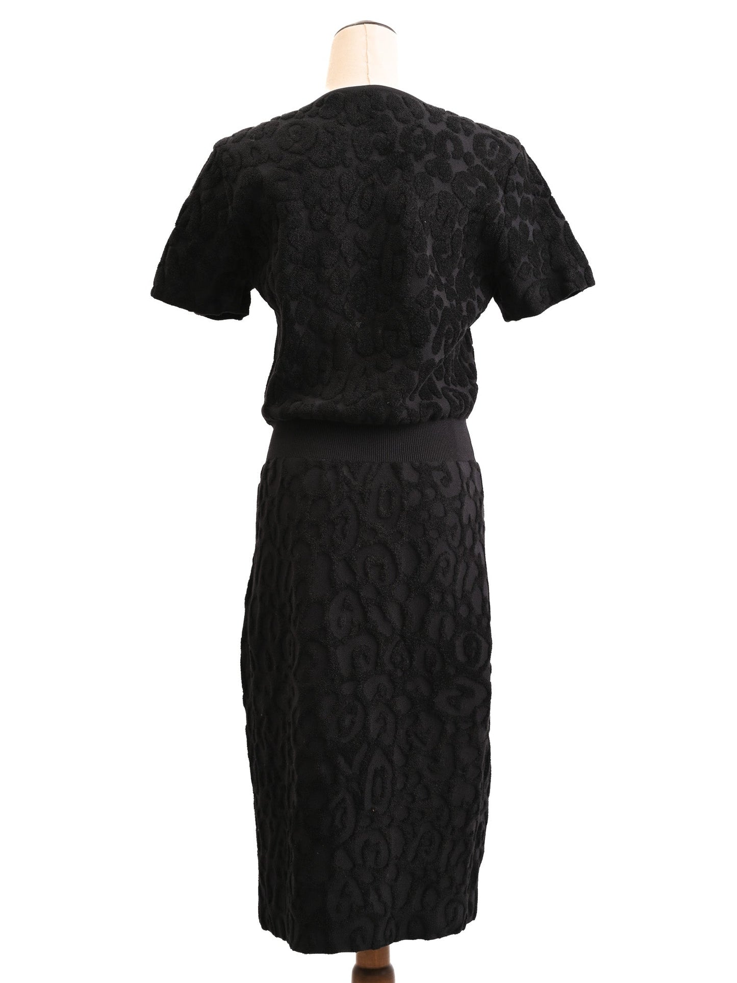 burberry women's black wool dress size m excellent condition
