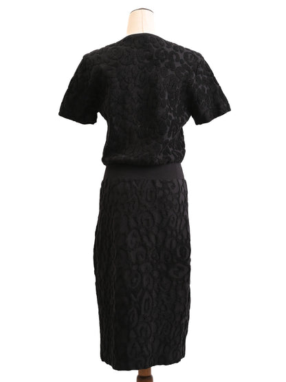 Burberry Women's Black Wool Dress Size M Excellent Condition