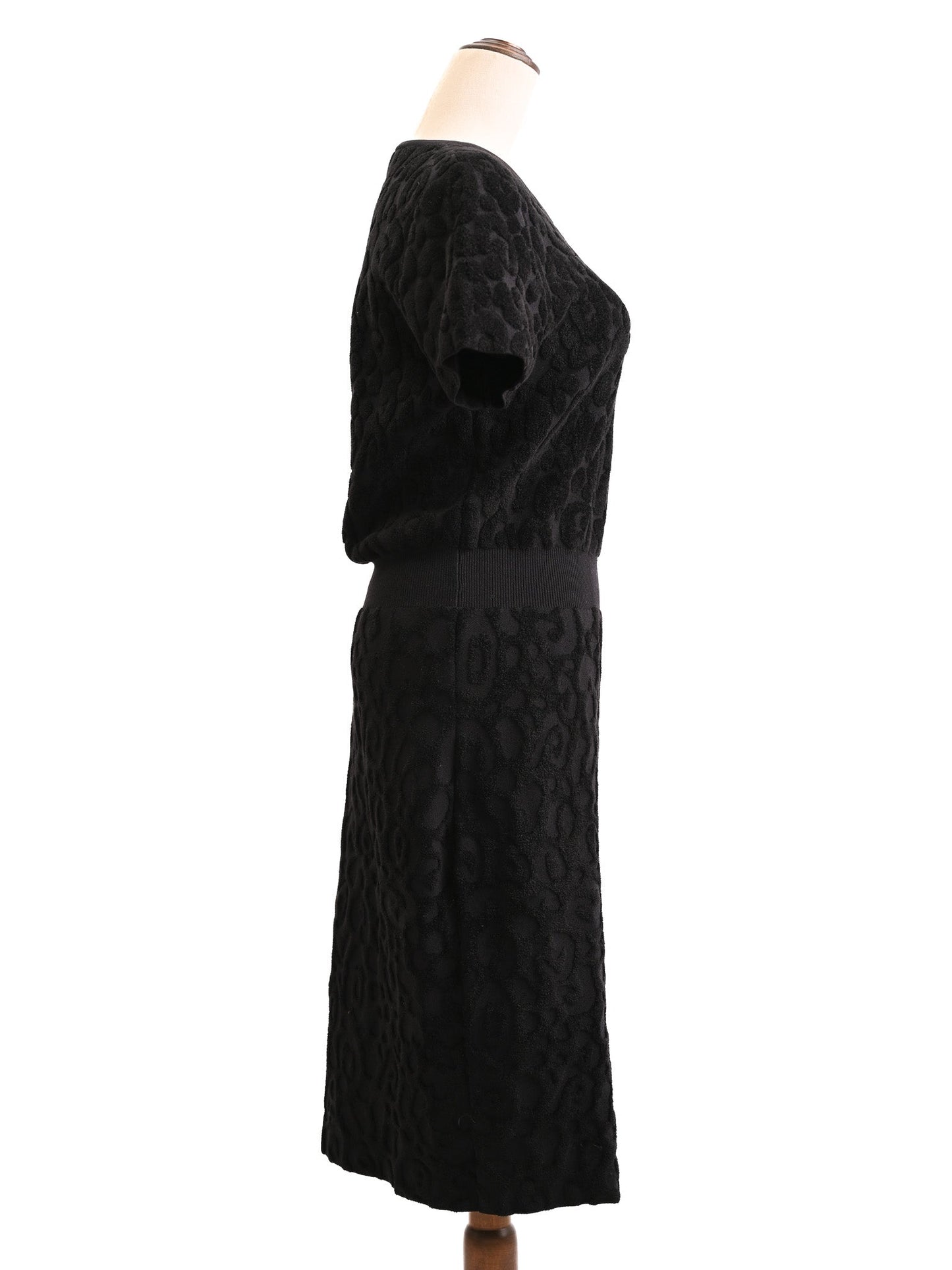 burberry women's black wool dress size m excellent condition