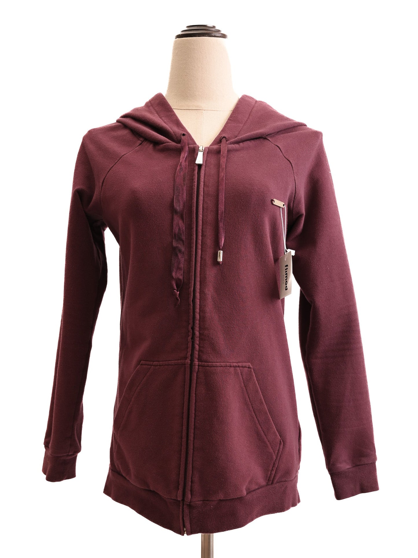 excellent liu jo red hooded tracksuit cotton size s