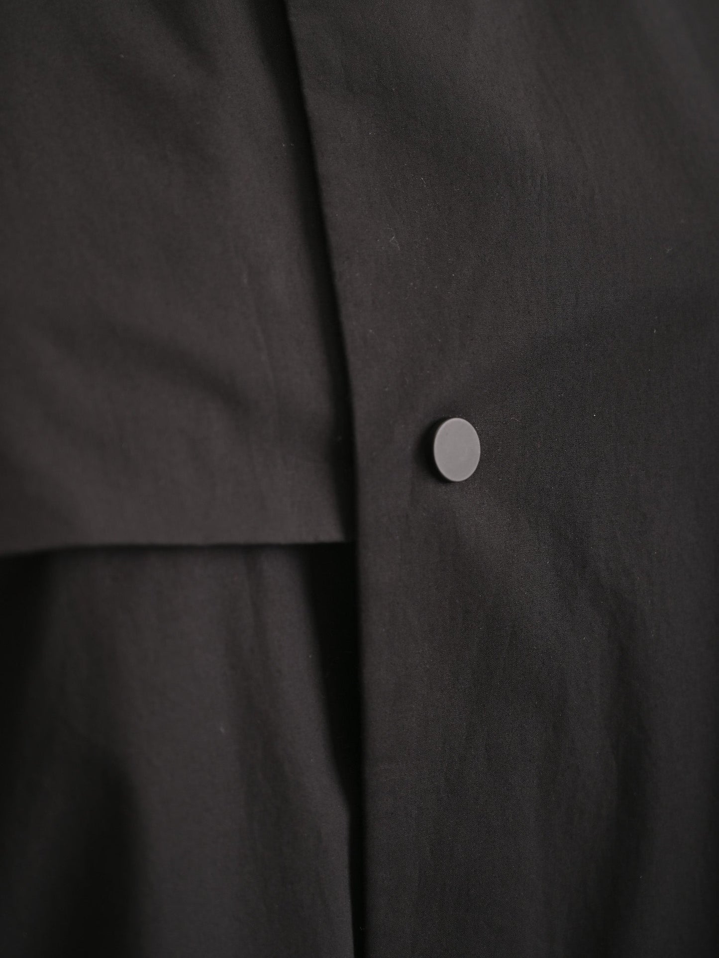 new cos black cotton coat short sleeves size xxl