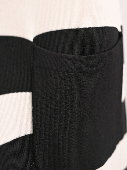 Good Valentino Black Wool Dress with Bow Detail Size N/A