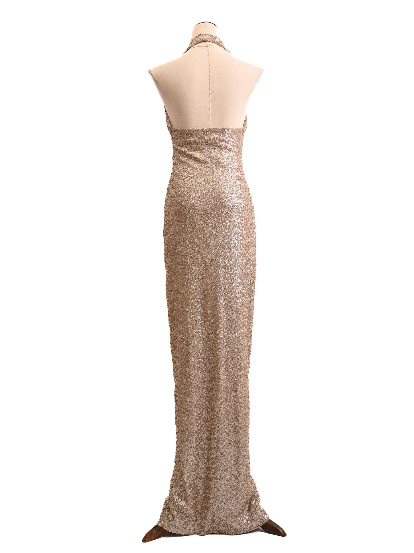 new etxart&panno white shimmery evening gown size l