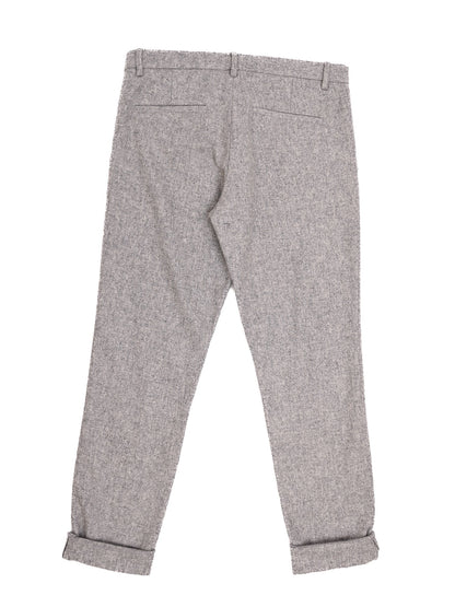 Excellent Cos Gray Wool Trousers Size S with Rolled Hem