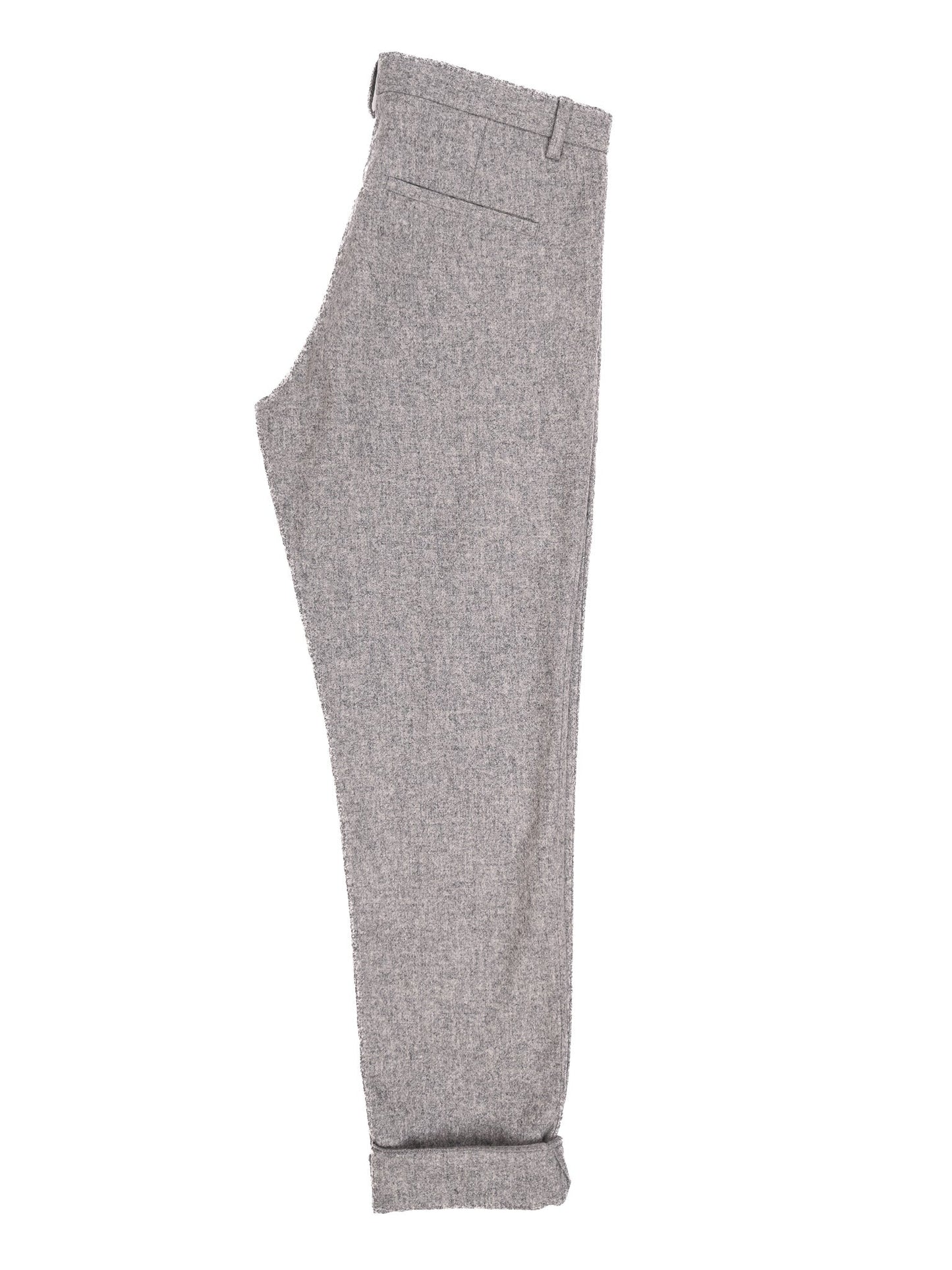 excellent cos gray wool trousers size s with rolled hem
