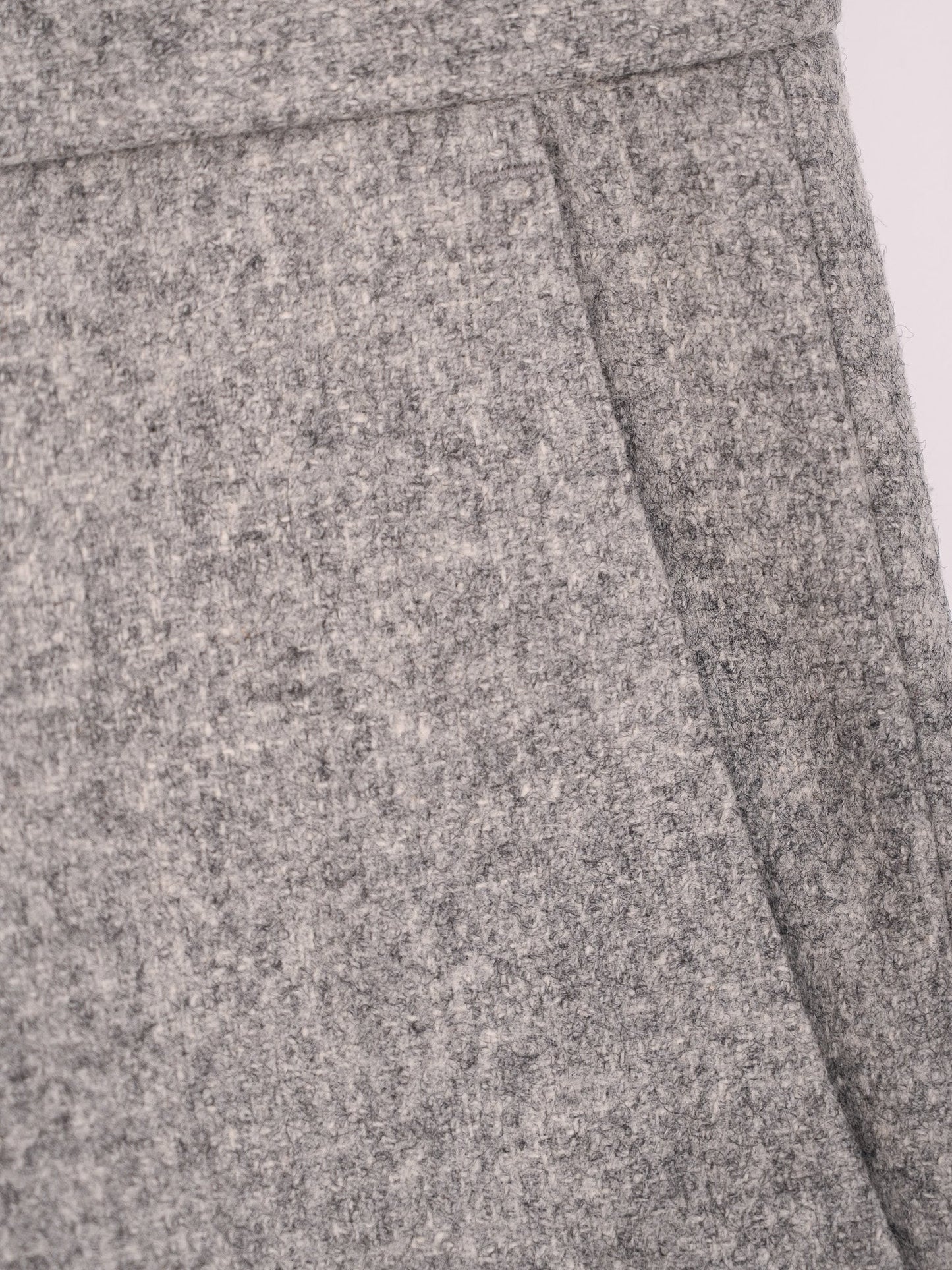 excellent cos gray wool trousers size s with rolled hem