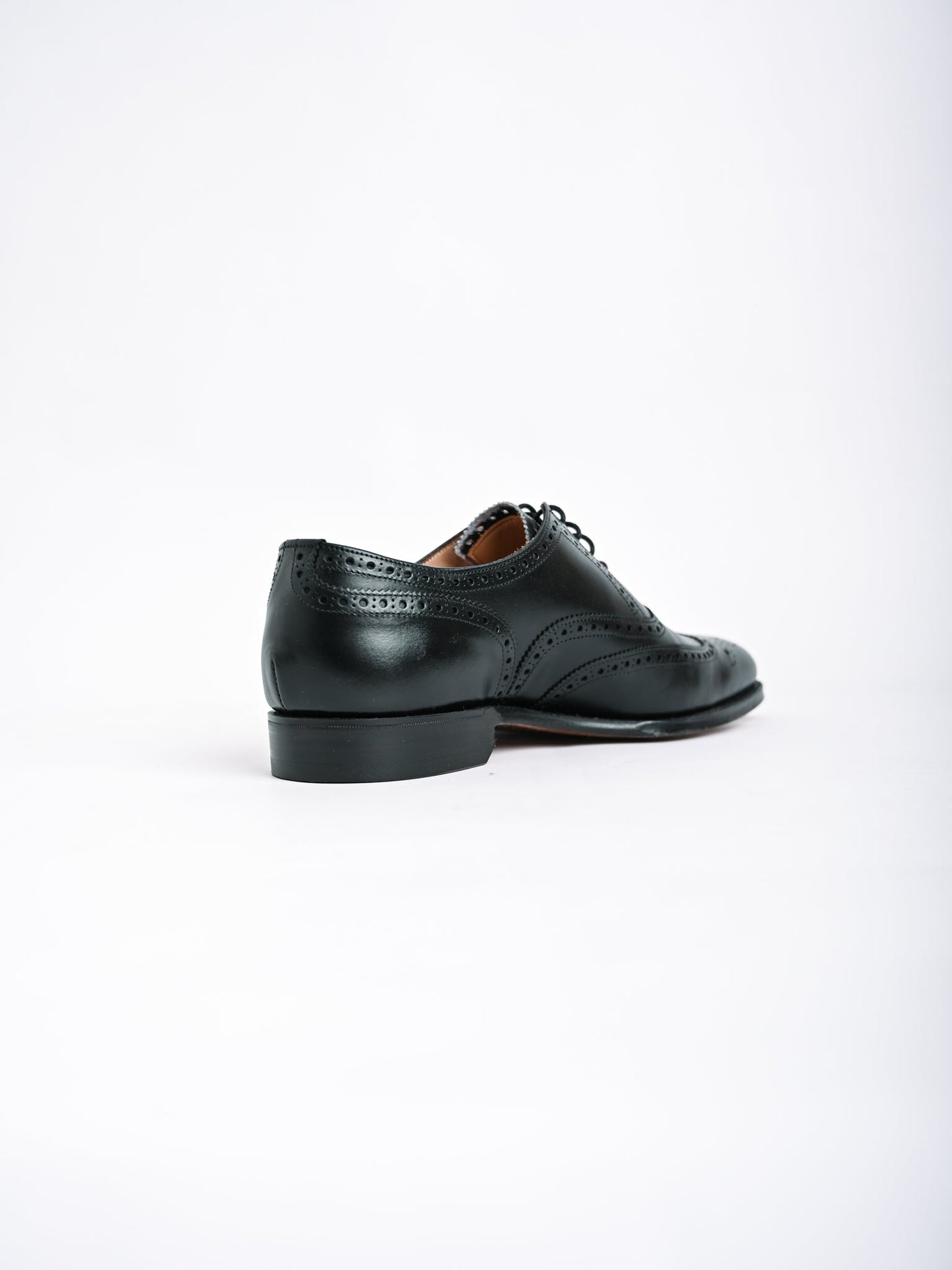 new joseph cheaney & sons black leather dress shoes size 40.5