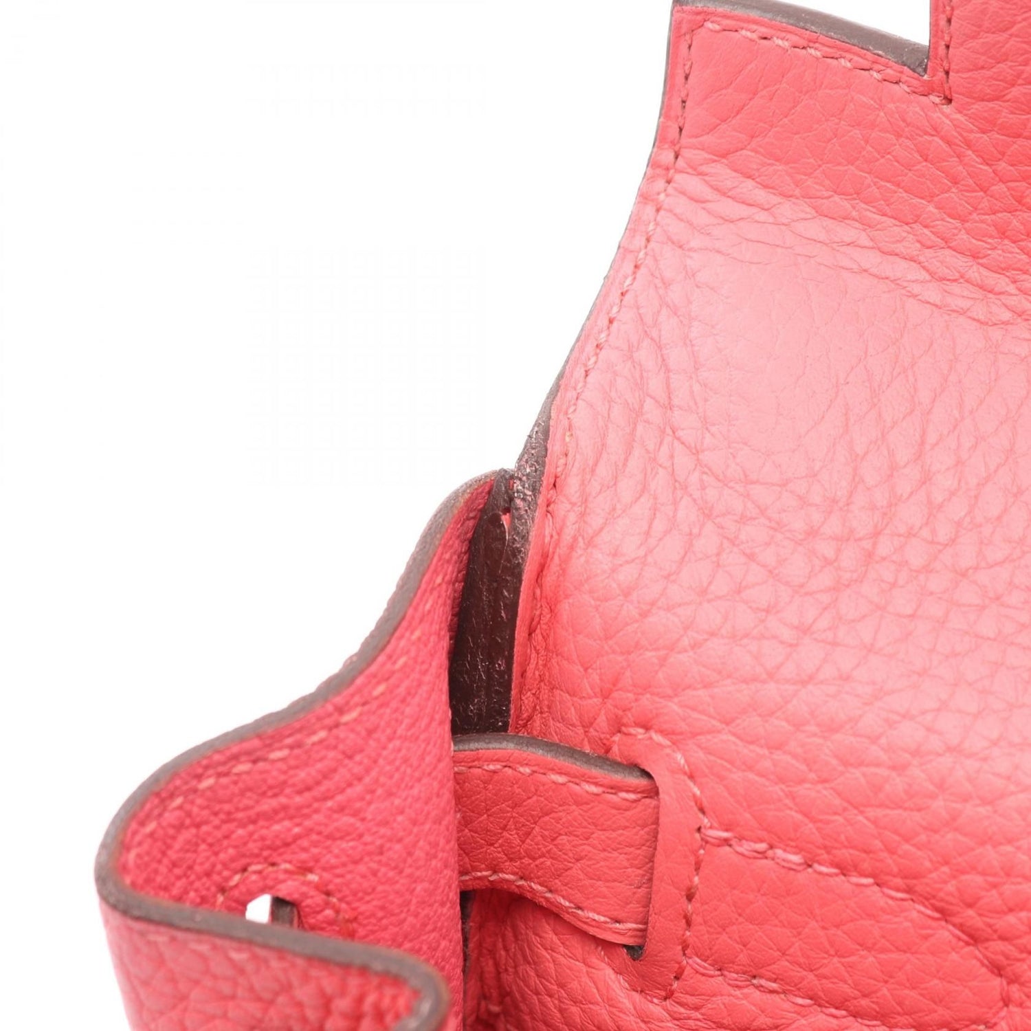 Hermes Kelly 28 Handbag Rose Dete Pink Leather Taurillon Clemence