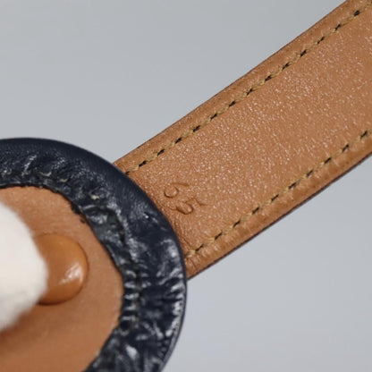 Hermes Constance Belt Leather Navy Auth