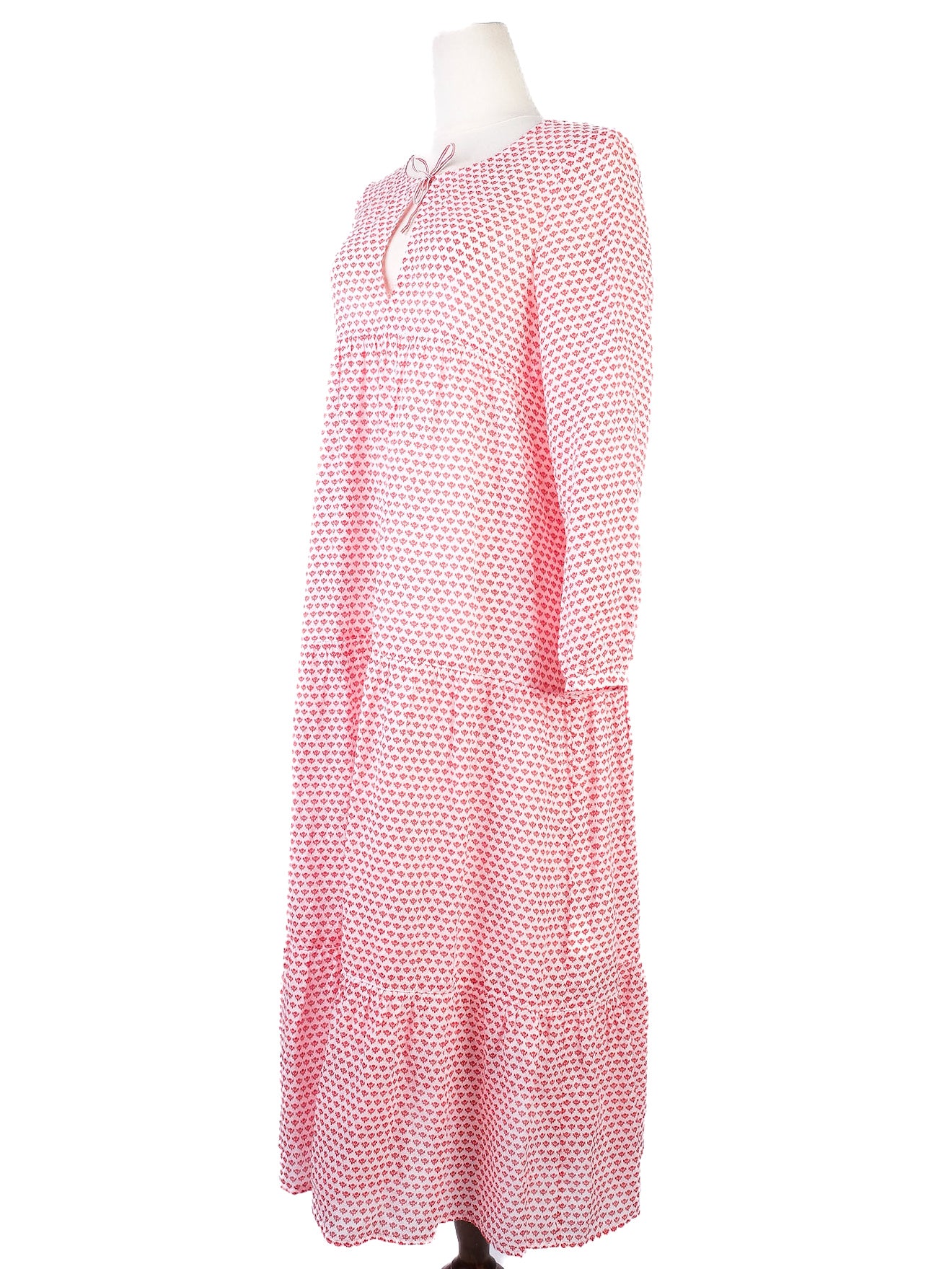 weekend maxmara excellent pink long sleeve dress xs cotton