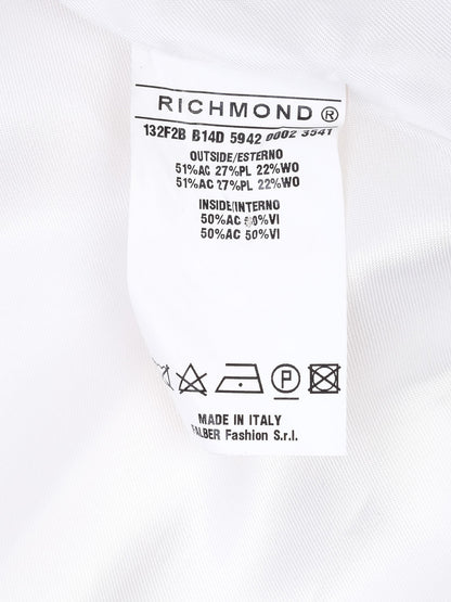 Excellent Richmond White Wool Coat for Kids, Size 8