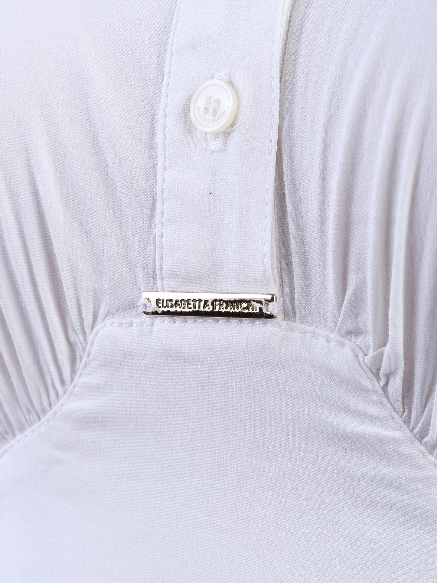excellent elisabetta franchi women's blouse white size s