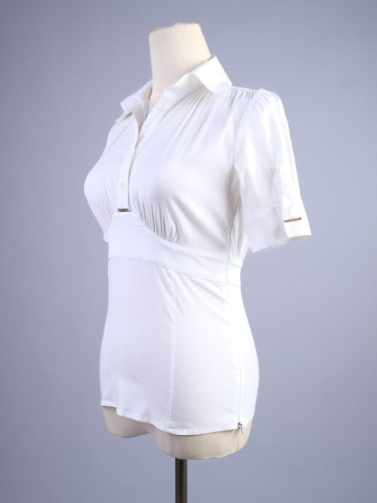 Excellent Elisabetta Franchi Women's Blouse White Size S