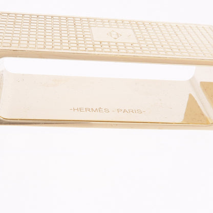 Hermes Kim Scarf Ring Gold Other Metal